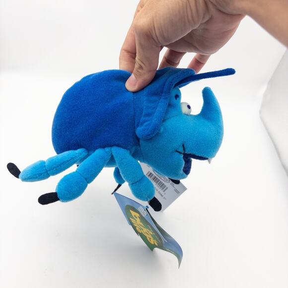 Lot Of 4 1990s Disney Store A Bugs Life Atta, Flik, Dim, Dot 8" Bean Bag Plush - Picture 6 of 14